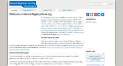 Desktop Screenshot of instant-registry-fixes.org